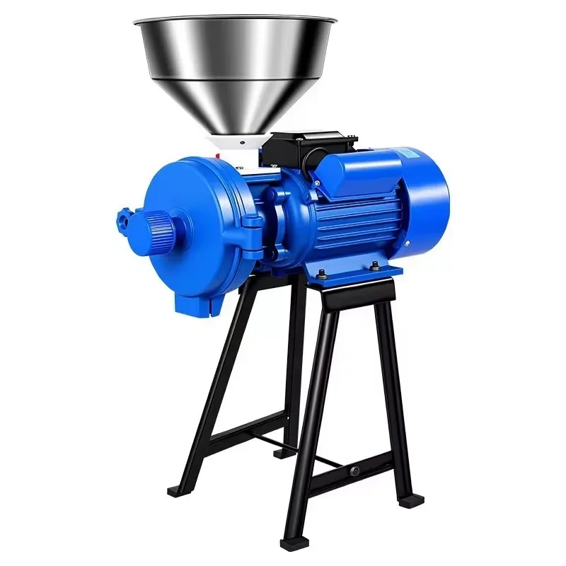 

Heavy Duty Commercial Electric Grain Grinder 220V Dry Wet Use Corn Mill Rice Bean Pulping Machine For Home Farm Feed Processing