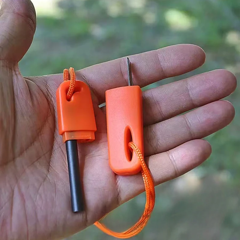

Outdoor Survival Emergency Flint with Serrated Scraper USB Flash Drive Magnesium Bar Fire Starting Kit Cigarette accessories
