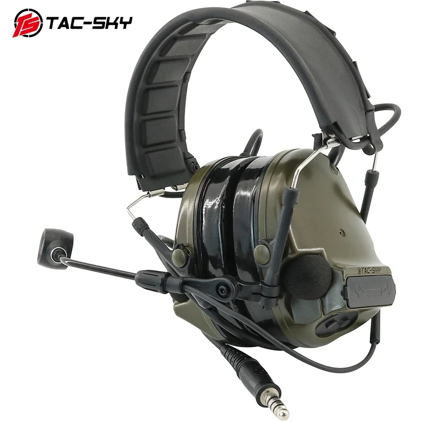 Adaptateur de micro de casque de réduction de bruit TAC-SKY pour COMTAC II COMTAC III COMTAC IV Casque Dulcochon dose Casque de tir Airsoft