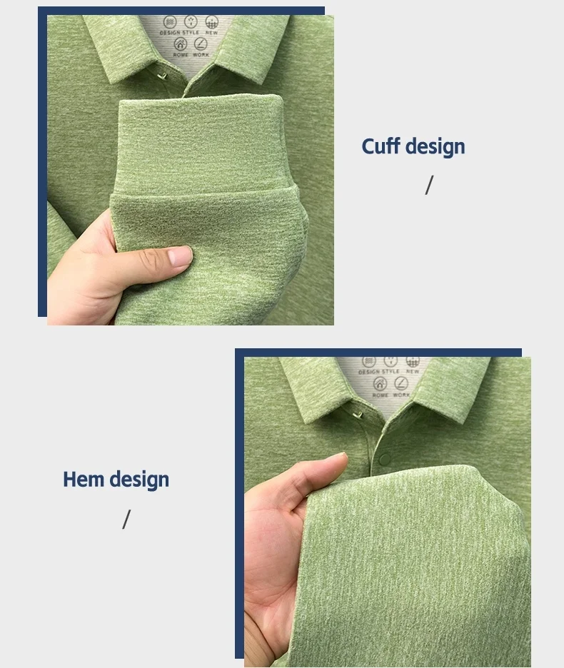 Marke Mode Buchstaben Muster Langärmel Polo-Shirt Herren Luxus Herbst Neues Leicht Komfort Geschäftsbereich Freizeit Flip-Kragen T-Shirt – Detail 26