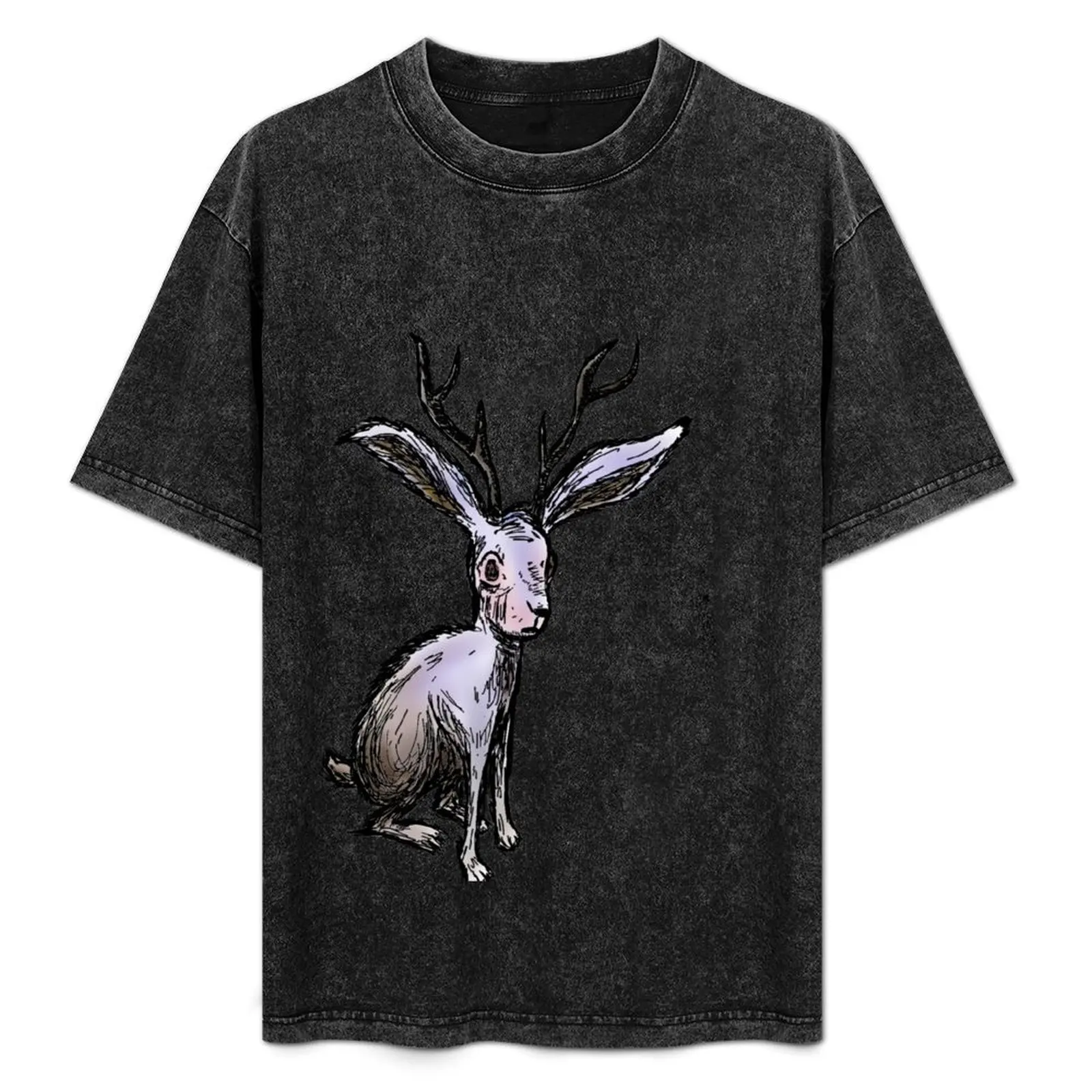 

Jackalope T-Shirt Breathable Basic Cotton T-Shirt