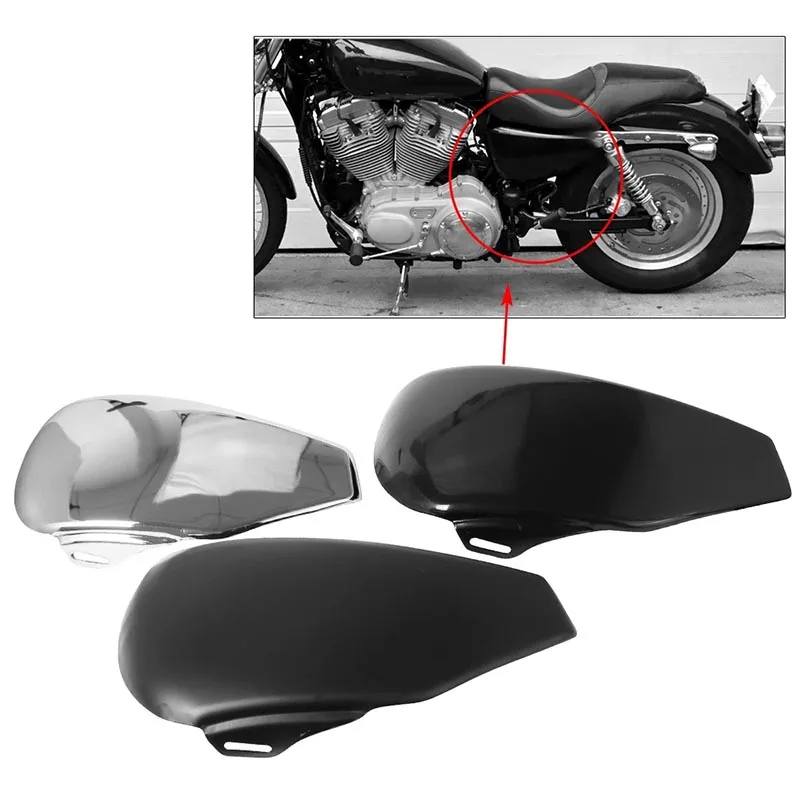 

Motorcycle Parts For Harley 2004-2013 XL1200 883 X48 Flat Left Battery Cover Guard Plate