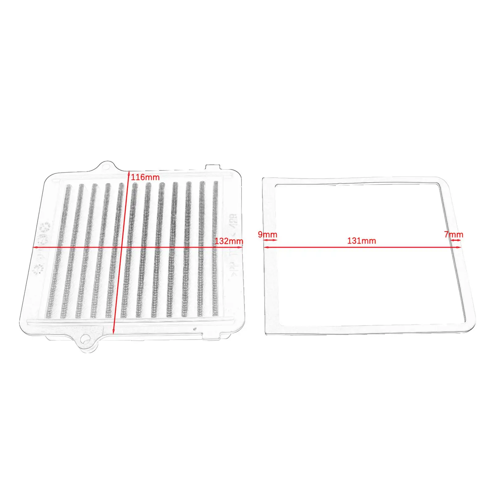 

Воздушный фильтр высокой производительности, водонепроницаемый, износостойкий, простой в установке, запасные части