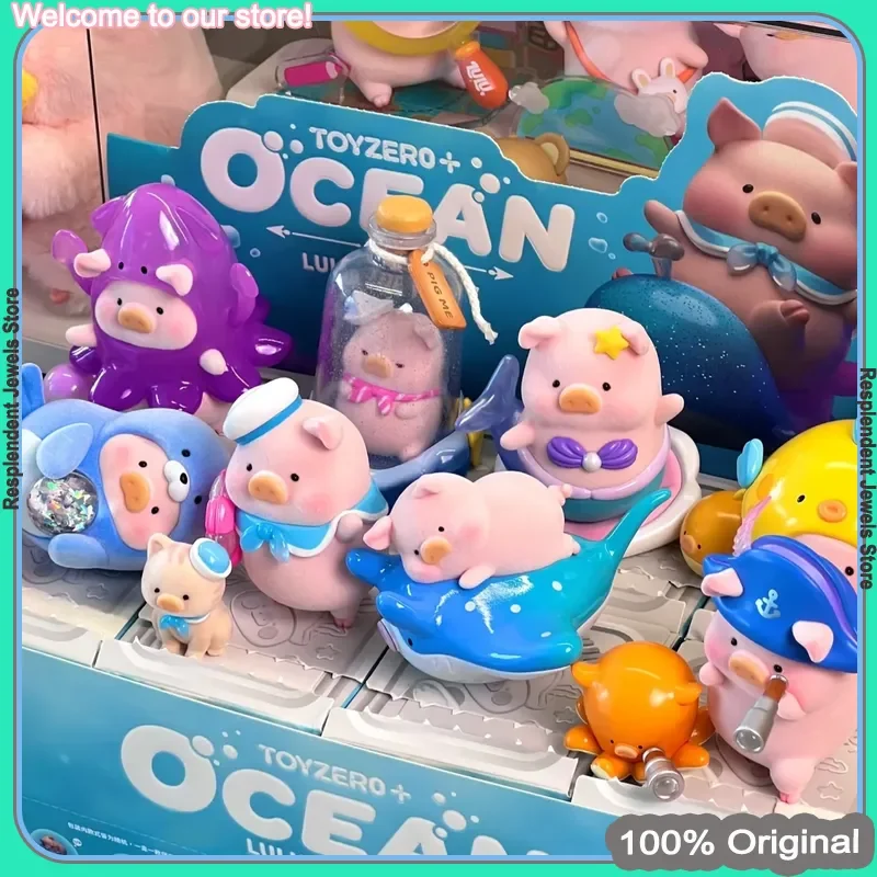 

Canned Pig Lulu Ocean Series Blind Box Trendy Play Kawaii Model Ornament Doll Collectible Toy Gift Mystery Box Christmas Gift