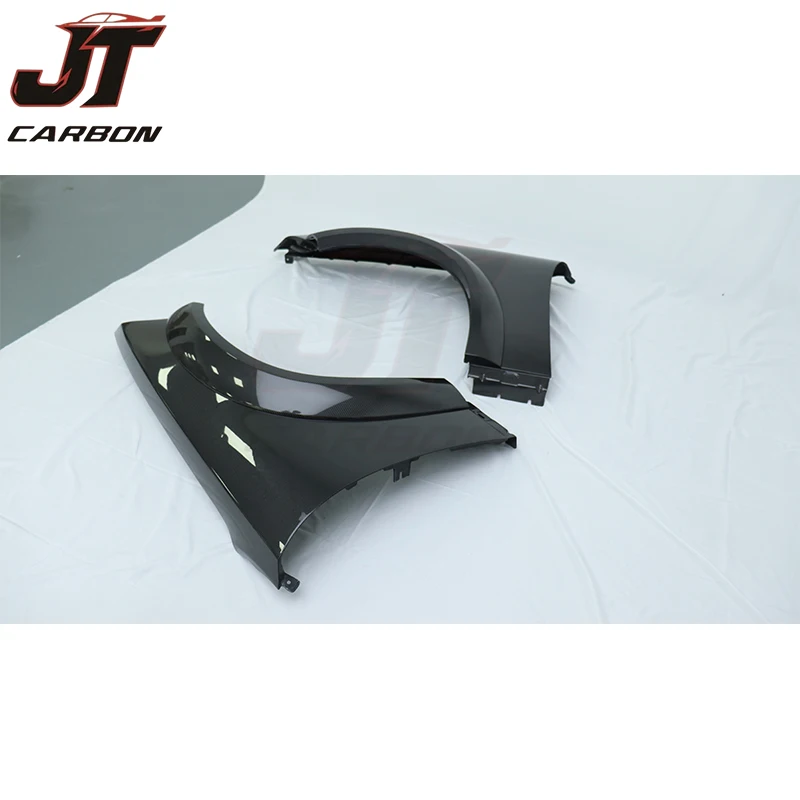 JT High Quality Wet Carbon Fiber Hood Charger Wide Body No Damage Install Factory Direct Mod Parts Fender Wheel Arches One Year