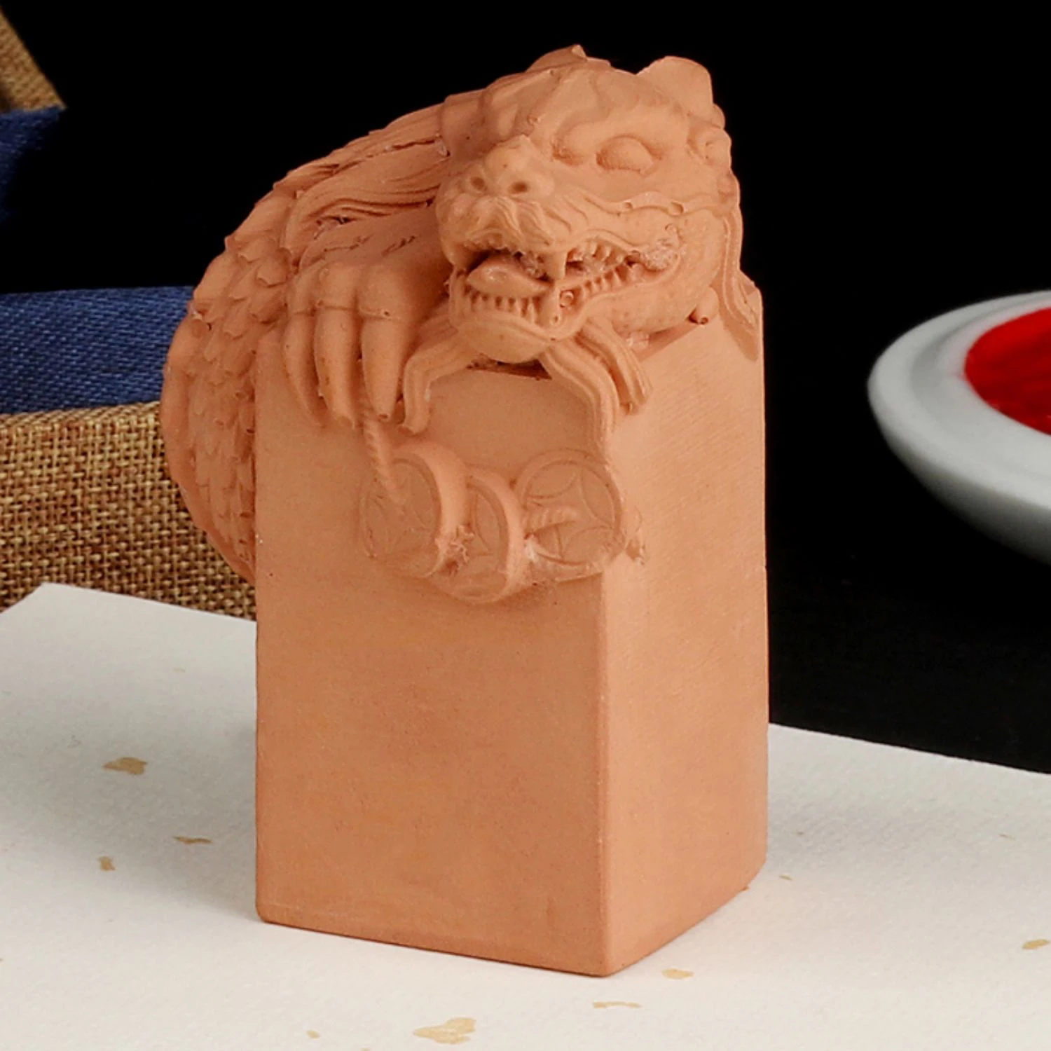 Red Clay Stamp,Personal Name Stamp,Custom Chinese Chop Free Chinese Name Translation Seal.