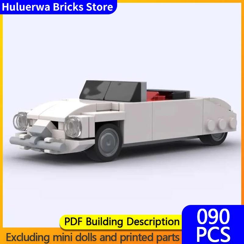 

Модель скоростного гоночного автомобиля MOC, строительные кирпичи, трансформируемый автомобиль, мини-масштабная модульная технология, детские праздничные подарки, сборные игрушки