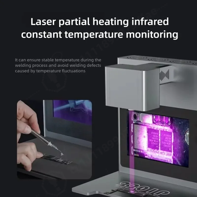 New Intelligent Infrared Thermal Laser Desoldering BGA Rework Station Welder 10 Inches 45W Temperature 50-450 C