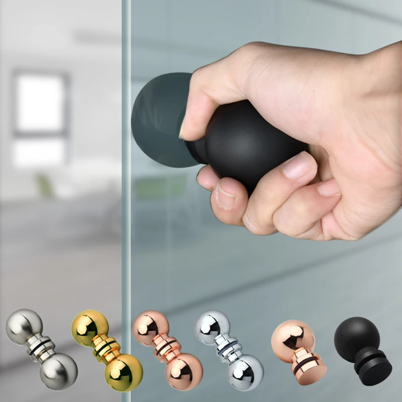 1 قطعة مقبض الباب الزجاجي الحمام غرفة الاستحمام مكتب مقبض الباب انزلاق خزانة عرض باب الحظيرة مقبض ثقب واحد