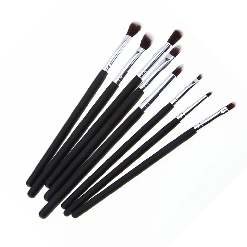 

8pcs Eye Shadow Brush Set Kit Makeup Tools For Liquid Powder Cream Application Lightweight Durable Reusable