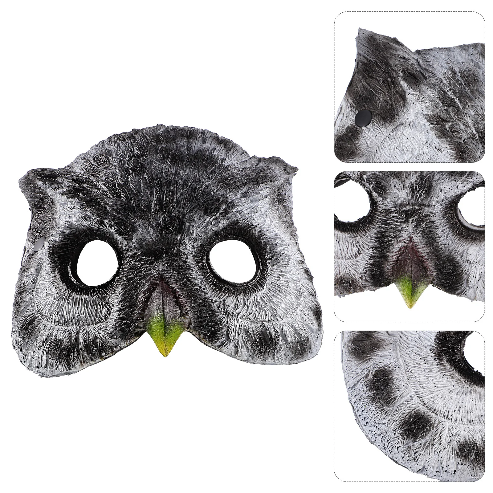 

Маска на Хэллоуин для взрослых, маскарад для женщин, имитация масок для лица, костюм совы, лицо