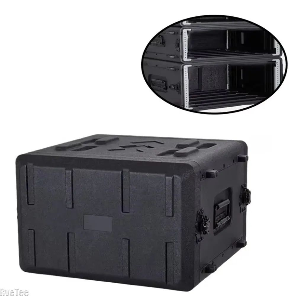 PE Plastic Professional Tool Box Organizer Stage Equipment Cabinet Audio Amplifier Portable Tool Box Shockproof Tools Packaging