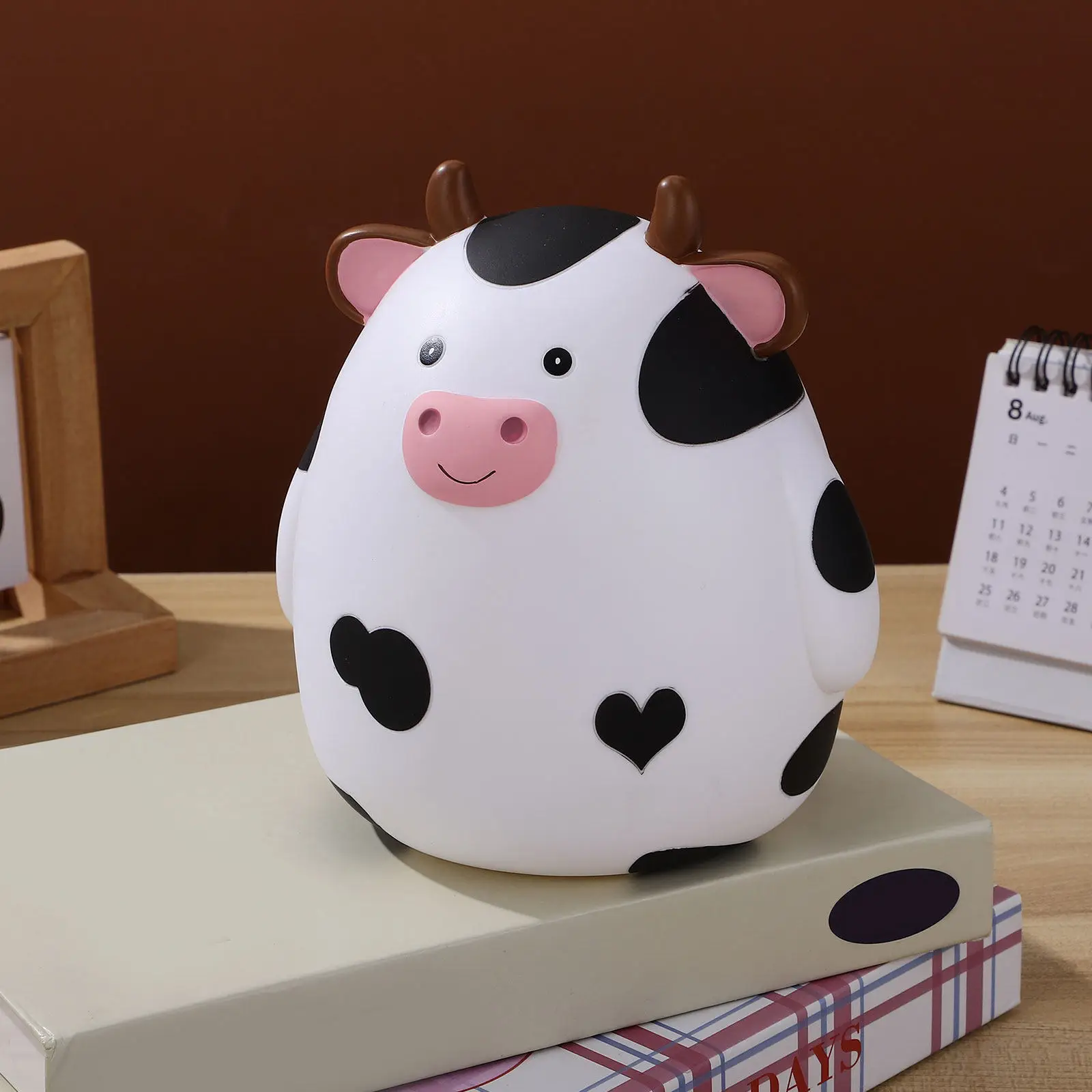 

Детская копилка в форме коровы: милая коробка для хранения денег для мальчиков и девочек, копилка для монет, для обучения сбережениям и хранения реальных денег