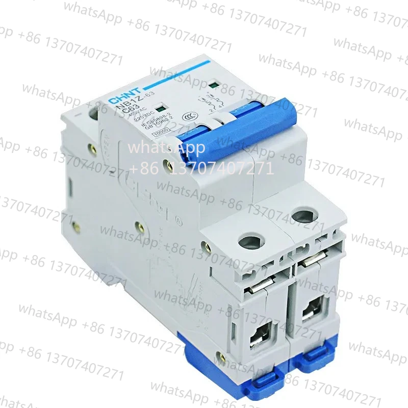 1 Pz Interruttore Automatico Ac Dc A Doppia Valutazione NB1Z-63 2P 1A 6A 10A 16A 20A 32A 40A 63A Dc 220V Ac 230V 400V 6KA Solare Dc Mcb