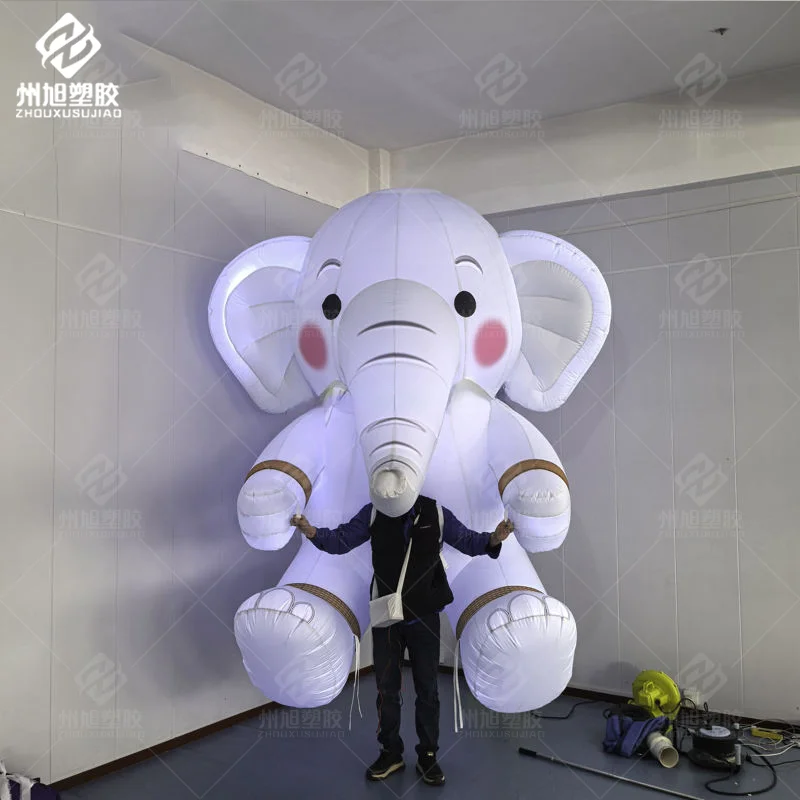 

Outdoor Inflatable Cartoon Animal Inflatable Elephant model Costume Puppet for Parade Activity
