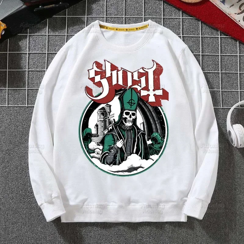 Ghost Band Hard Rock Band Men Hip Hop Sweatshirt Hoodie Harajuku Ghost B.C. Heavy Metal Pullover Hoodie Winter Autumn Hoodie