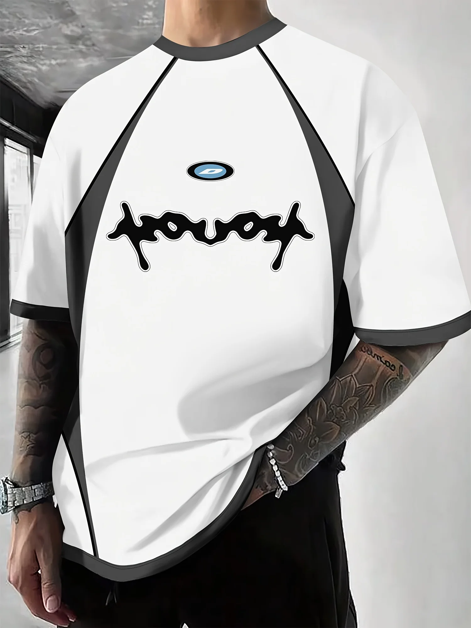 

Summer 2025 new casual, fashionable, soft, comfortable, lightweight, breathable 3D digital printed men's T-shirt