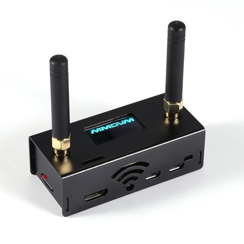 Imagen 1 del producto Punto de acceso MMDVM dúplex UHF VHF estación de radio de banda WiFi NXDN P25 DMR YSF d-star con Raspberry Pi Zero W + 0,96 OLED + antena