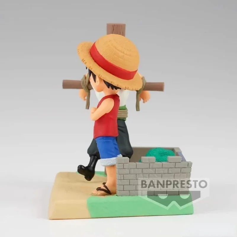 Фигурка Bandai из аниме ONE PIECE WCF Luffy Zoro, фигурка героя, игрушки для мальчиков и девочек, рождественский подарок, Коллекционная модель