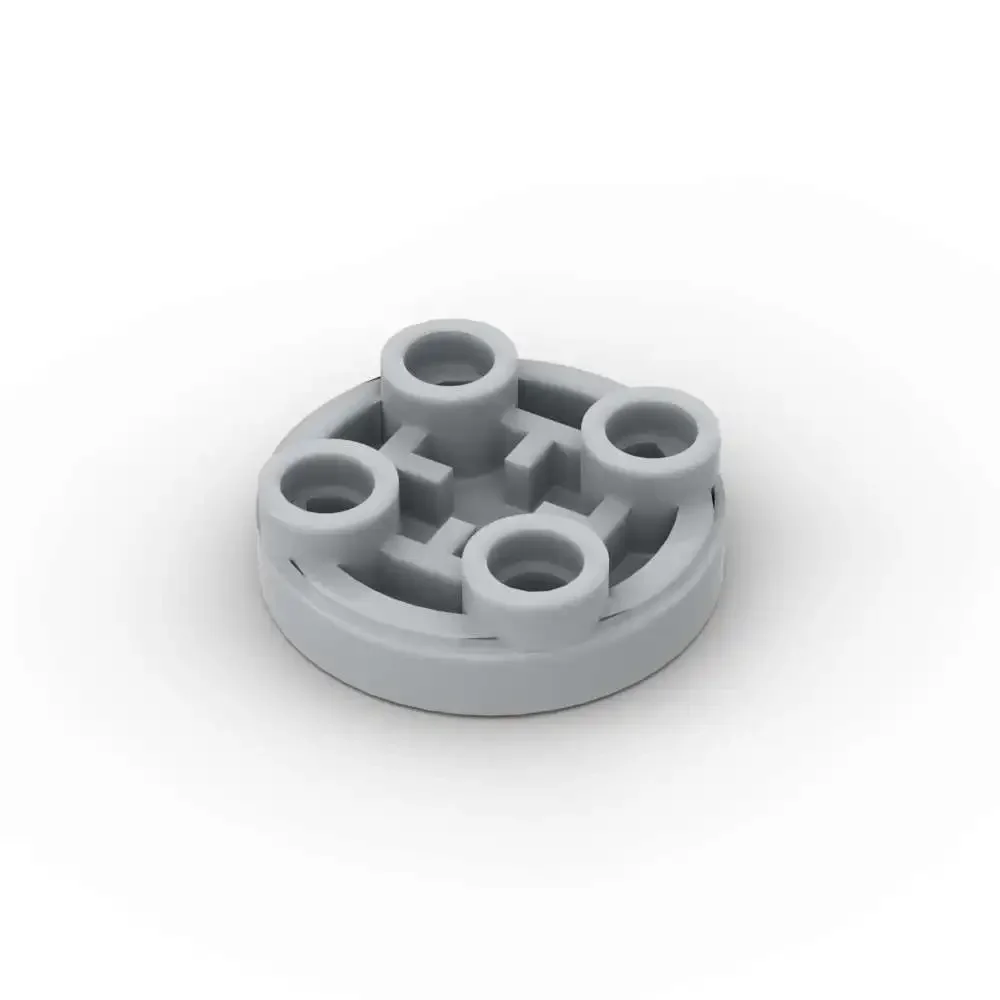 MOC 10개 부품 브릭 3567 라운드 2x2 인버티드 타일 빌딩 블록 세트 하우스 캐슬 파티클 퍼즐 DIY 조립 장난감 어린이 선물