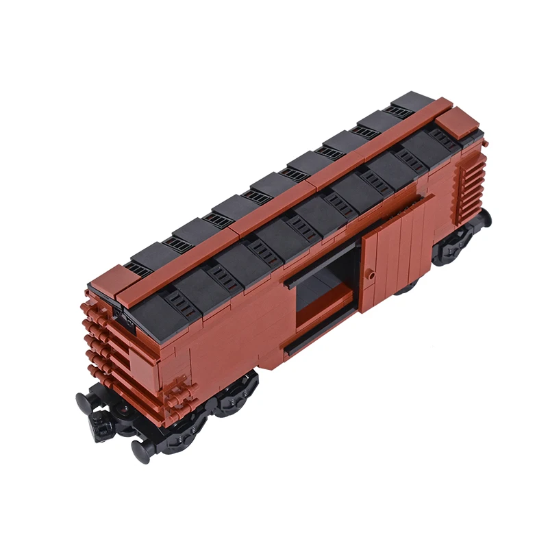 ライトレールビルディングブロックレンガ、子供のためのDIY技術玩具、創造的なアイデア、フラットトップトラック、モックシティ、ギフト