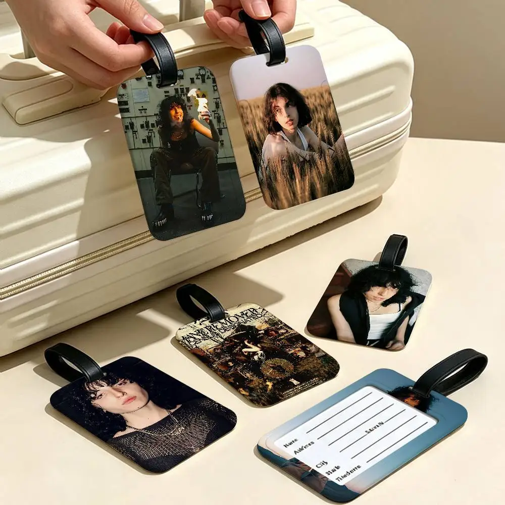 Singer J-jane Remover PVC Luggage Tag With Information Card Anti lost Name Label For Suitcase Backpack Travel Accessory