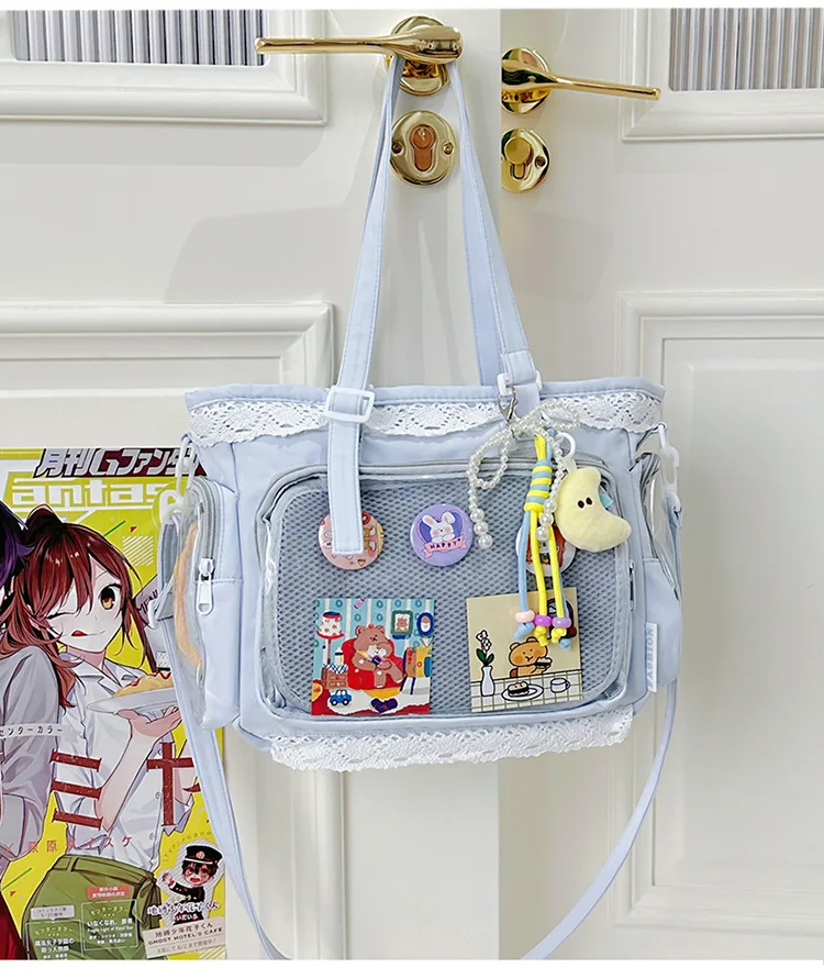 Kawaii Transparent Harajuku Pastel Crossbody Ita Bag
