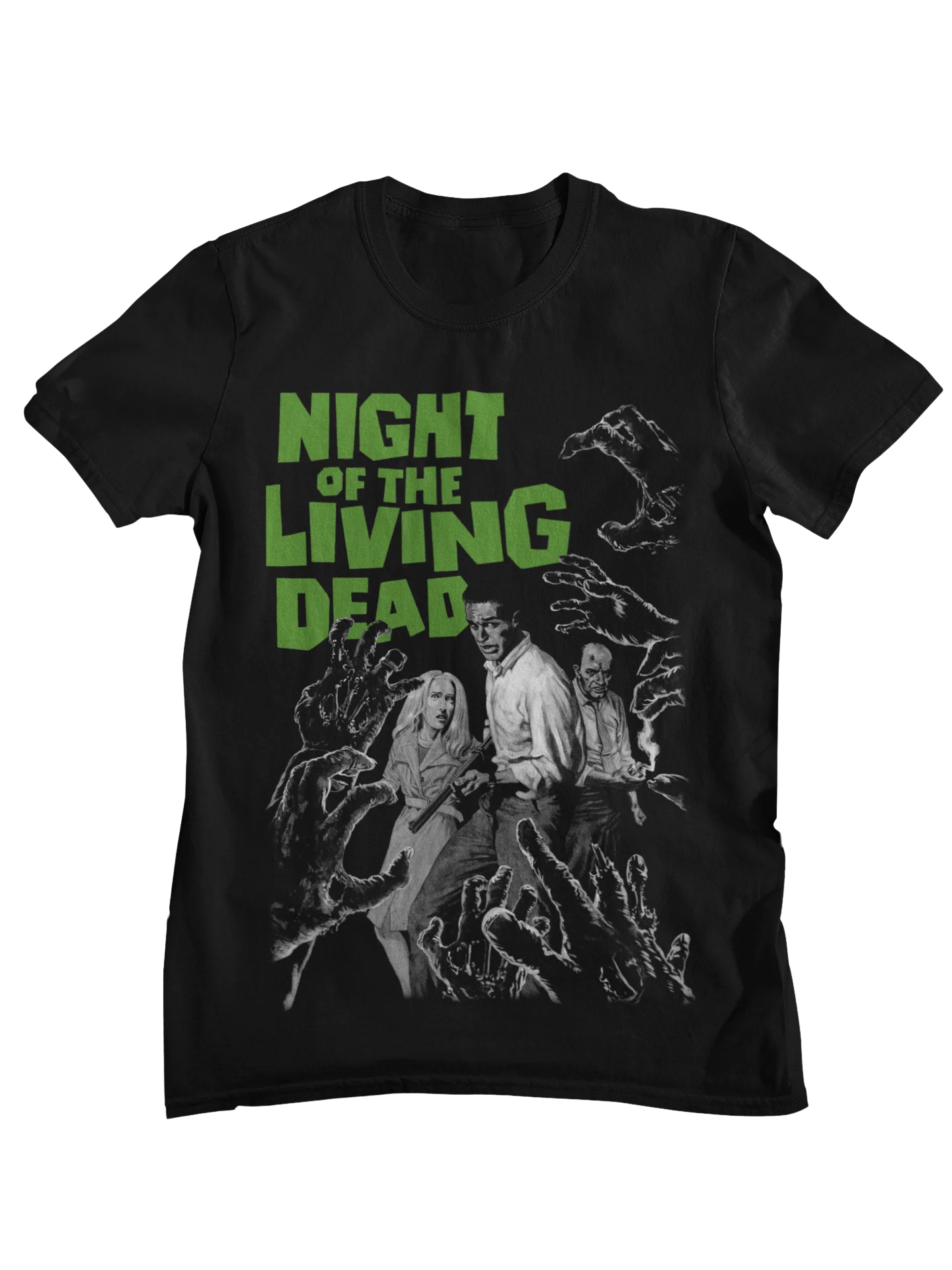 Night of The Living Dead Retro Zombie Horror Movie Graphic T-Shirt Men Women Casual Cotton Streetwear Tops