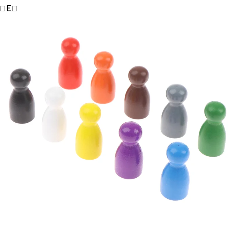 

〔E〕100PCS Diameter Pawn Wooden Pawn Pieces Chess BoardGame Accessories MarkingColor〔Winter5〕