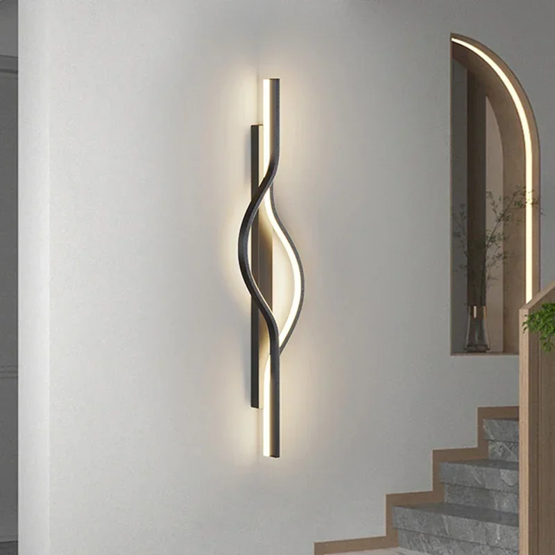 

Modern Strip LED Wall Lamp for Living Room Bedroom Bedside Bracket Light Background Sconce Home Decoration Lighting Fixtures