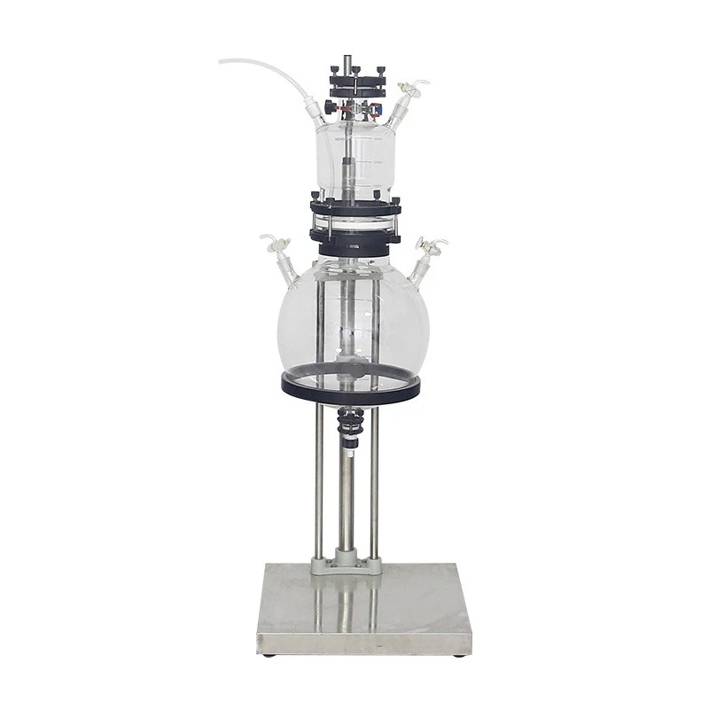 Vacuum glass filter, laboratory solid-liquid filtration and separation instrument