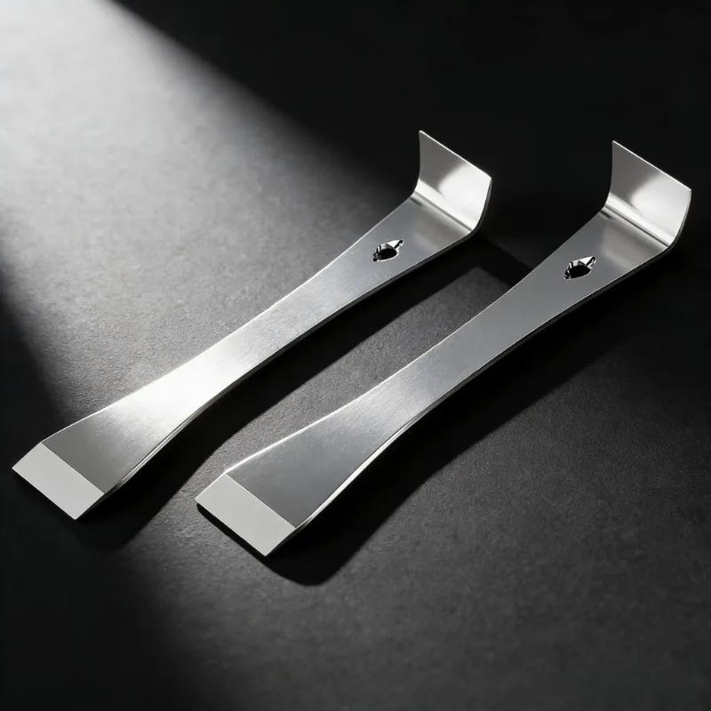 Stainless Steel Pry Bar and Scraper Tool Heavy Duty Multi-Purpose for Demolition Woodworking Painting Prep DIY Hand Tool
