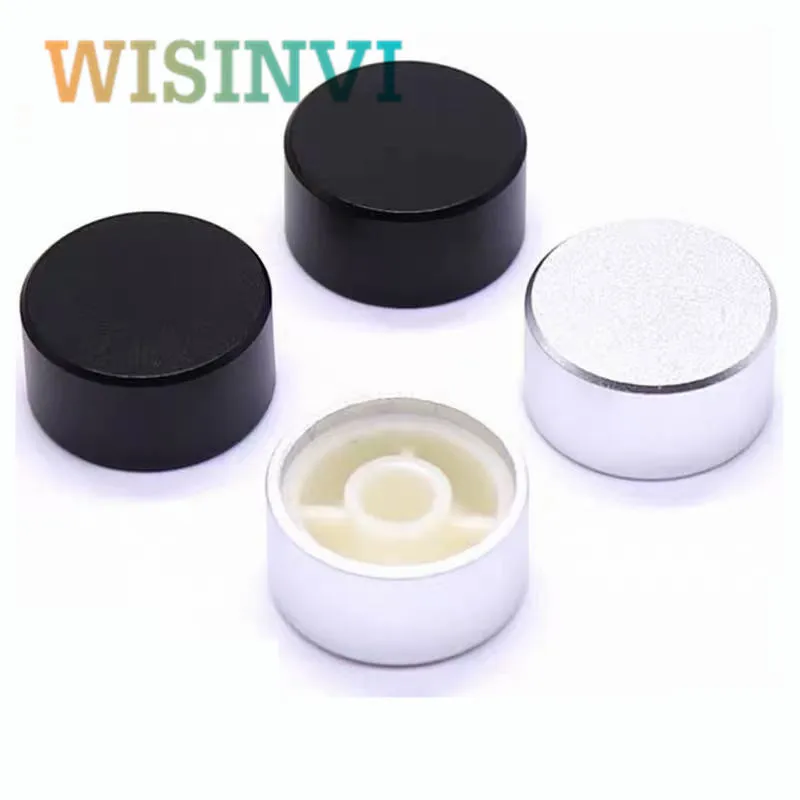 2PCS 20X10MM aluminum alloy Mechanical keyboard knob cap Potentiometer knob encoder knob cap D Shaped/flower Shaped Hole 6mm