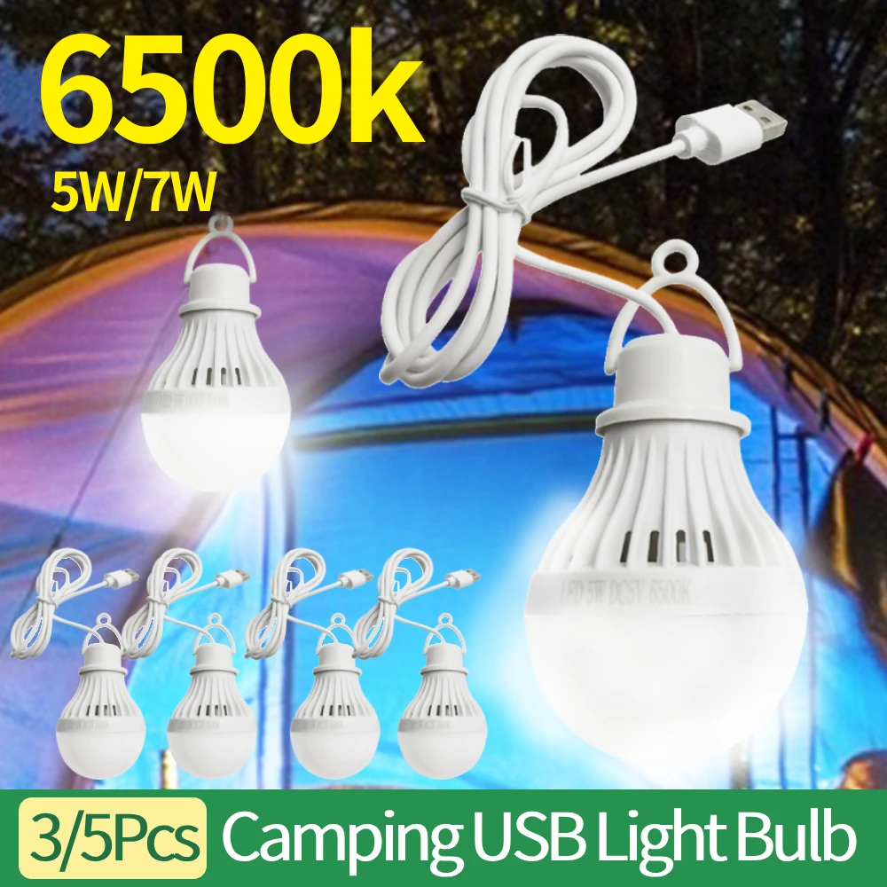 3/5Pcs 7W/5W Usb Li…