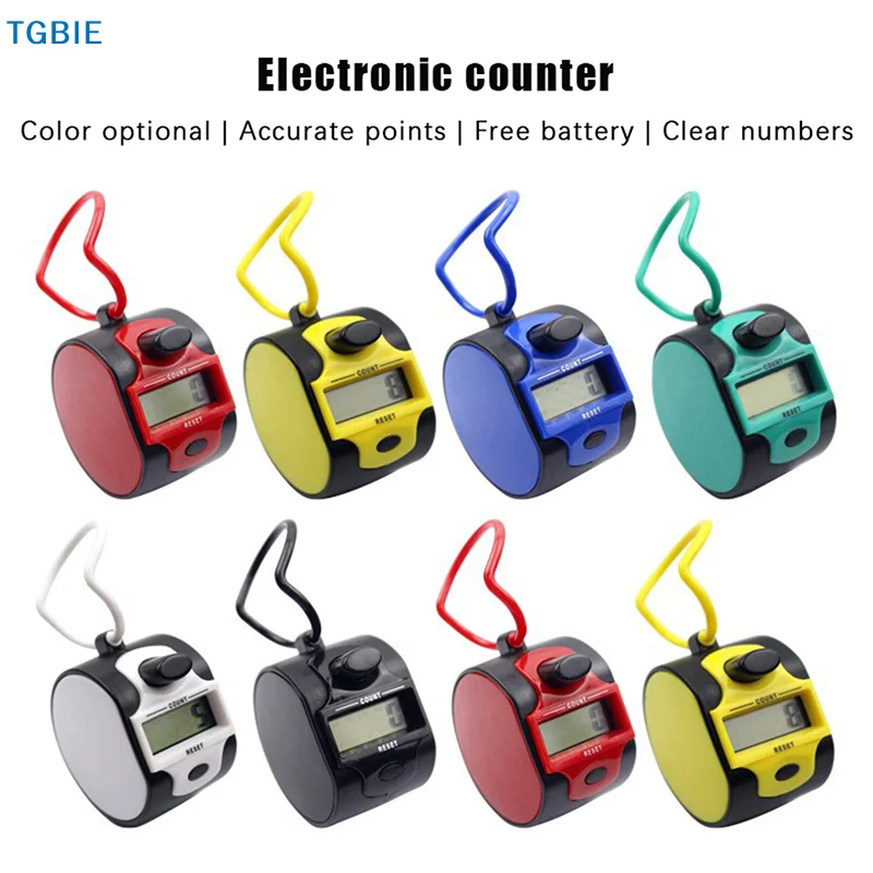 [TL]【TL】Tally Counter Hand Held Knit Row Clickers 5 Digit Number Handheld Manual LCD Electronic Sports Counting Tool