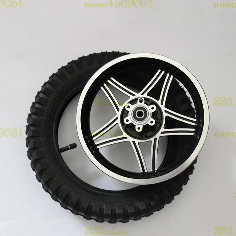 Llanta de aluminio para neumático, cubo de rueda 12 1/2x2,75 MX350 MX400 Dirt Bike Scooter cubo de la rueda para patinete recambio Scooter de aluminio