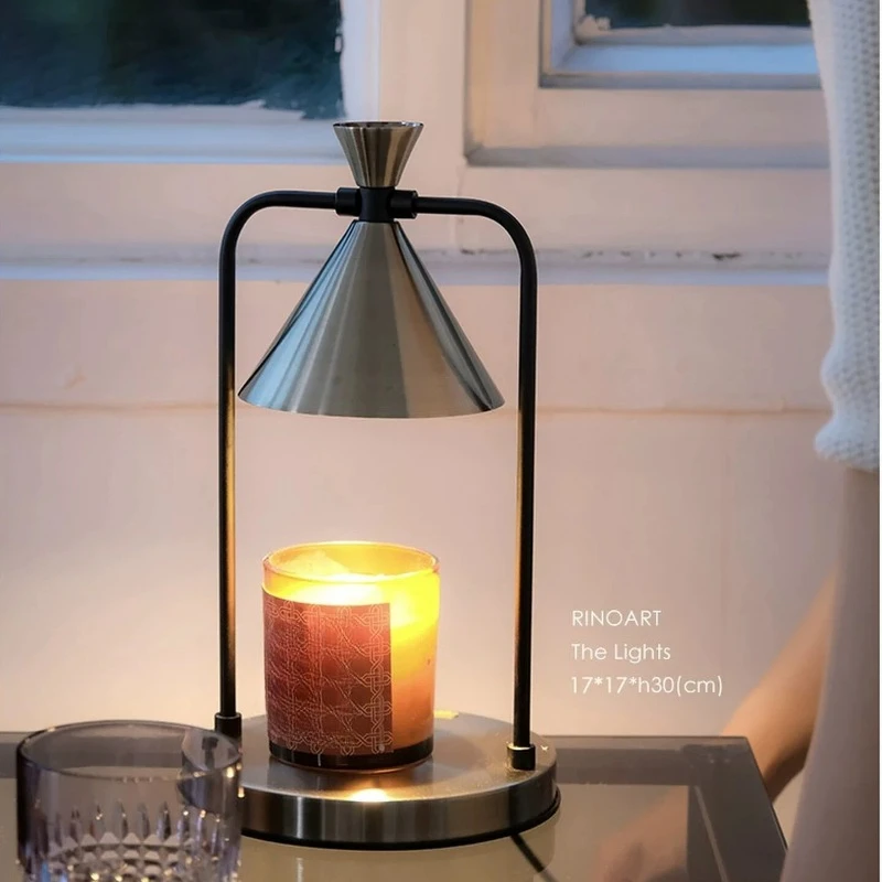 Melting wax lamp, scented candle lamp, bedside table lamp