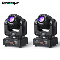 2PCS 30W Spot Moving Head Light Beam Stage Effect Lighting Projector DMX Voice Control for Disco Party Concert Wedding Theater