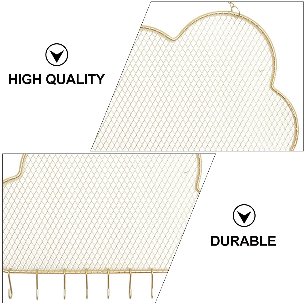 

1pc Cloud Shaped Iron Earring Display Rack Jewelry Organizer Stand For Storage Holder Wall-Mounted Ornaments Display Earring