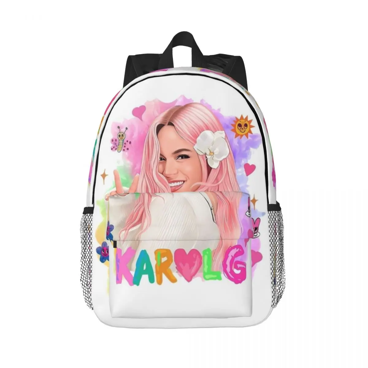 Manana Sera Bonito Karol G Printed Lightweight Casual Schoolbag For School, Outdoor, Shopping, Office 15inch