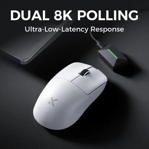 Imagen 2 del producto Ratón inalámbrico para juegos MCHOSE L7 Pro L7 Ultra PAW3395 26K Sensor Dual 8K Polling 39g ultraligero 2,4 GHz RF/BT/con cable triodo