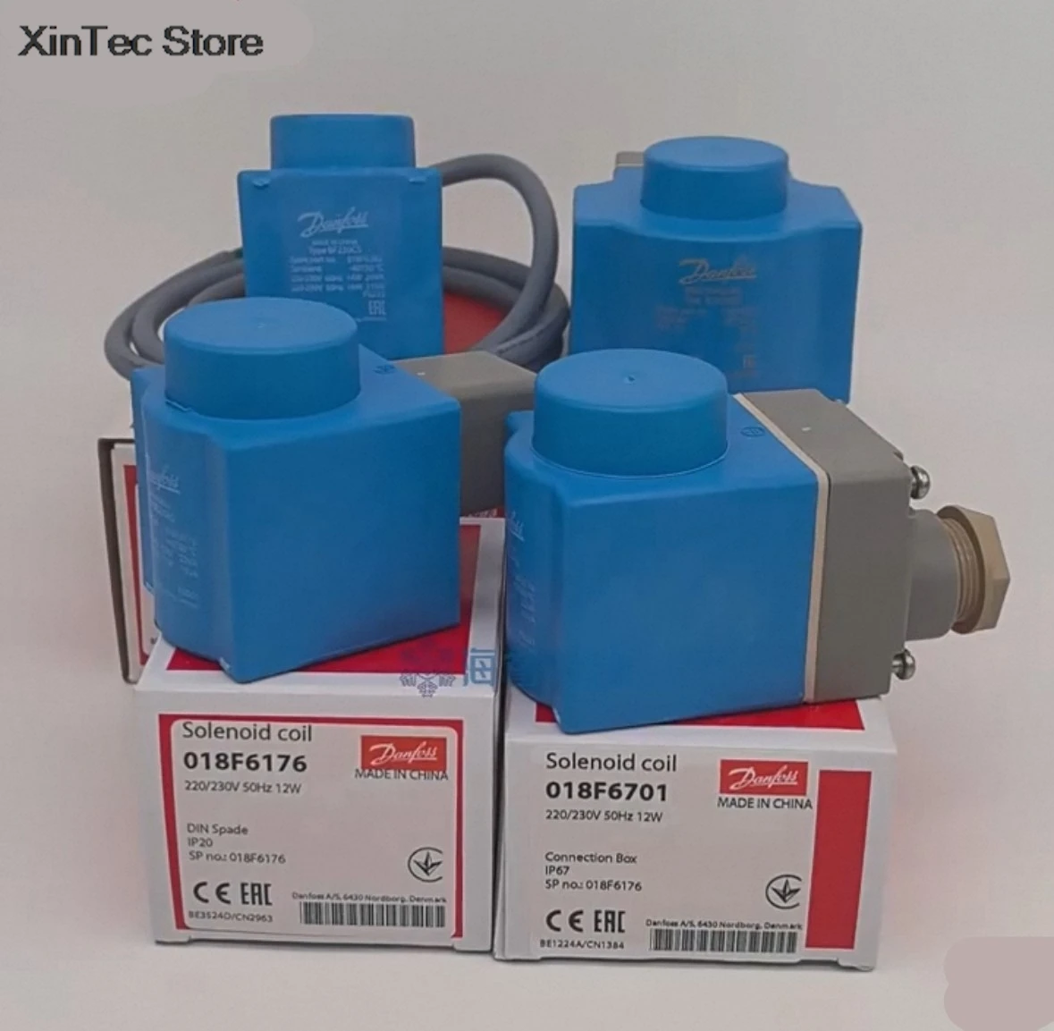 دانفوس الملف اللولبي صمام لفائف 018F6701 018F6176 018F6251 018F6702 018F6703 018F6715 018F6710 018F6714 تيار مستمر/التيار المتناوب لفائف الجهد المختلفة #1