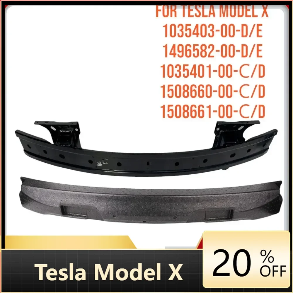 

New！ For Tesla Model X Front Bumper Collision Beam Front Frame 1496582 1035403 1035401 1508660 1508661 Anti-collision OEM