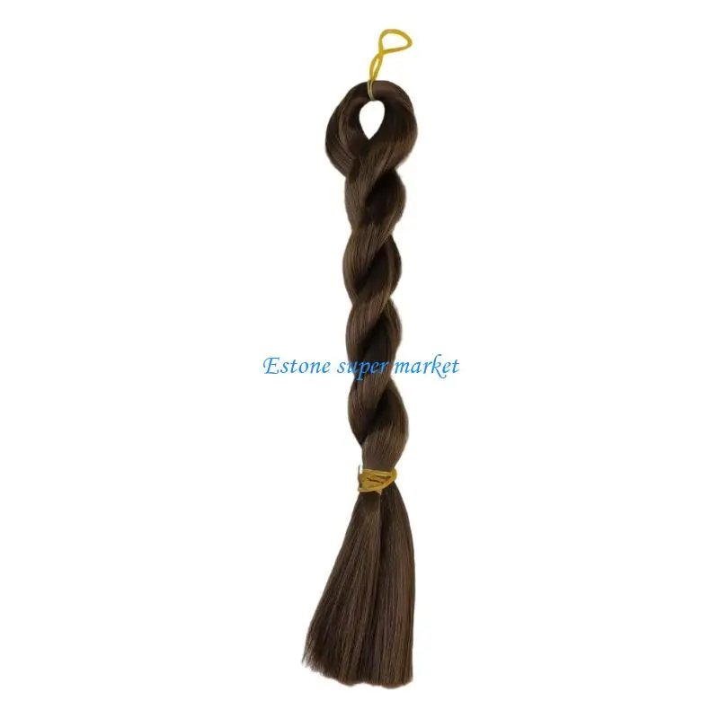 090B Long 60cm Wigs Replacement Hair Soft Synthetic Fibers Hair For Doll Braiding Curling And Customizable Hairstyle