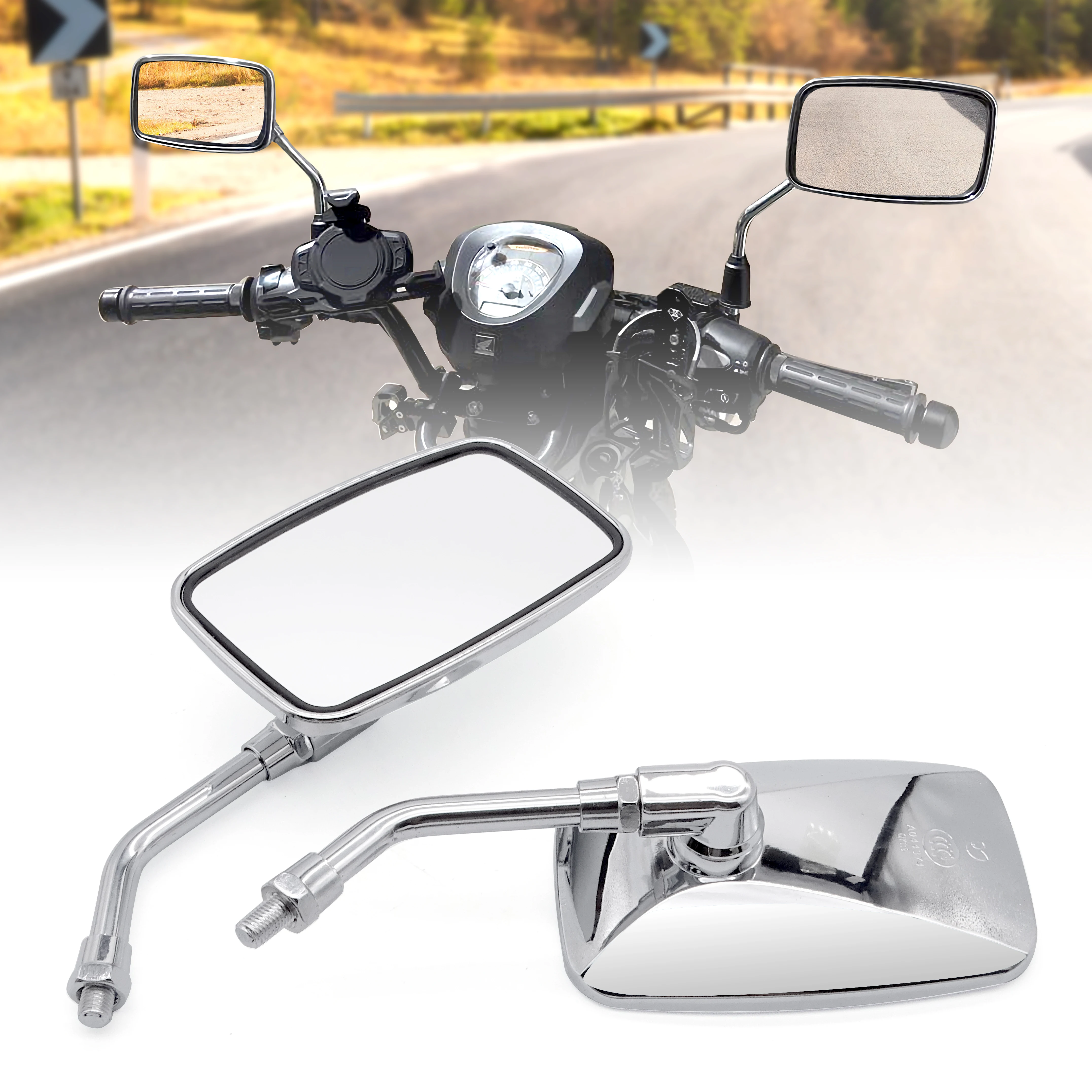 لهوندا الظل VT VT1100 VT750 VT600 VF750 Magna 750 دراجة نارية الملحقات تعديل مربع مرآة الرؤية الخلفية