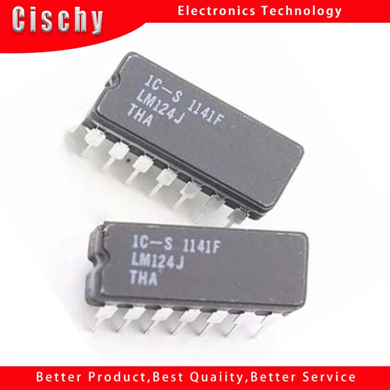 

1pcs/lot LM124J LM124 CDIP-14 In Stock