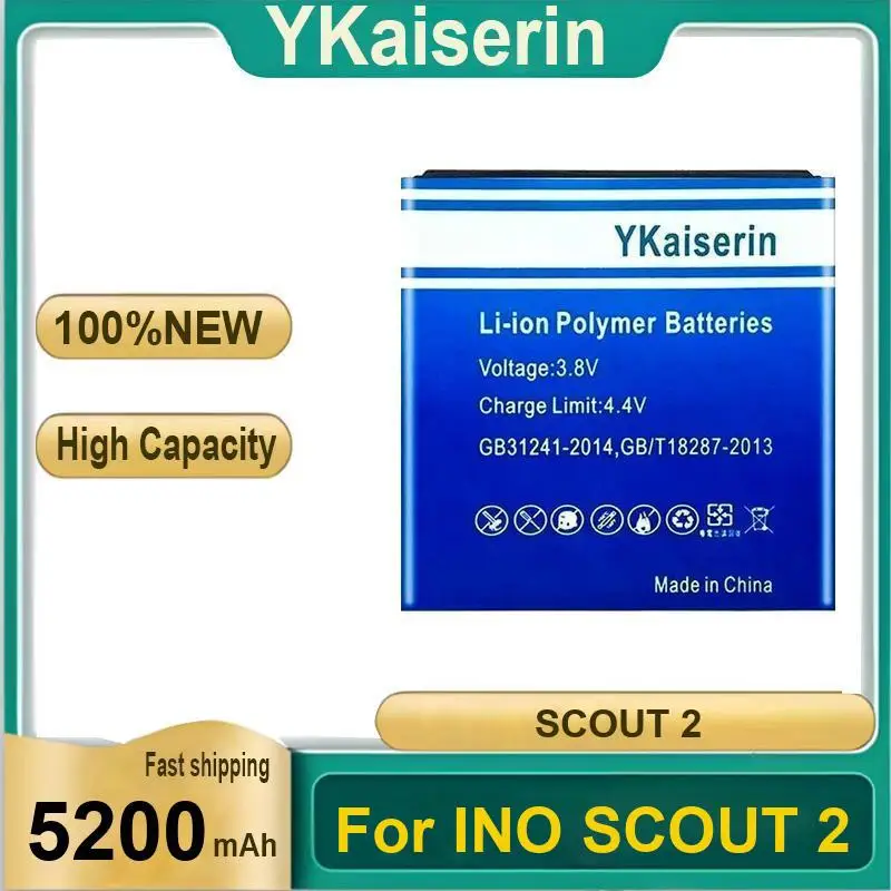 

5200Mah Long Lasting Mobile Phone Battery For Ino Scout 2 Reliable Power
