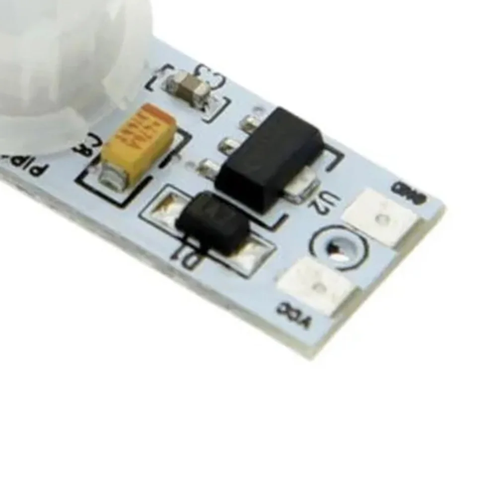 PIR Motion Sensor Module Kit 2pcs Rated for 5-24V DC Input Voltage and Equipped with 20 Second Delay Timing Capability