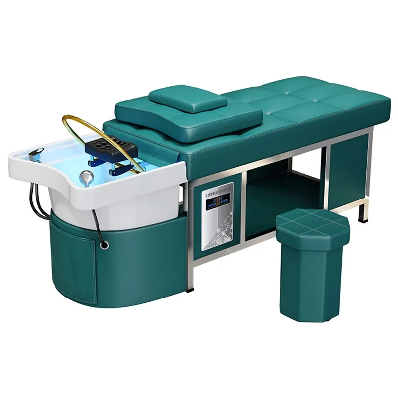 Professional Hairdressing Chair Head Massage Beauty Styling Shampoo Chair Wash Hair Salon Silla De Peluqueria Furniture CY50XF image 2