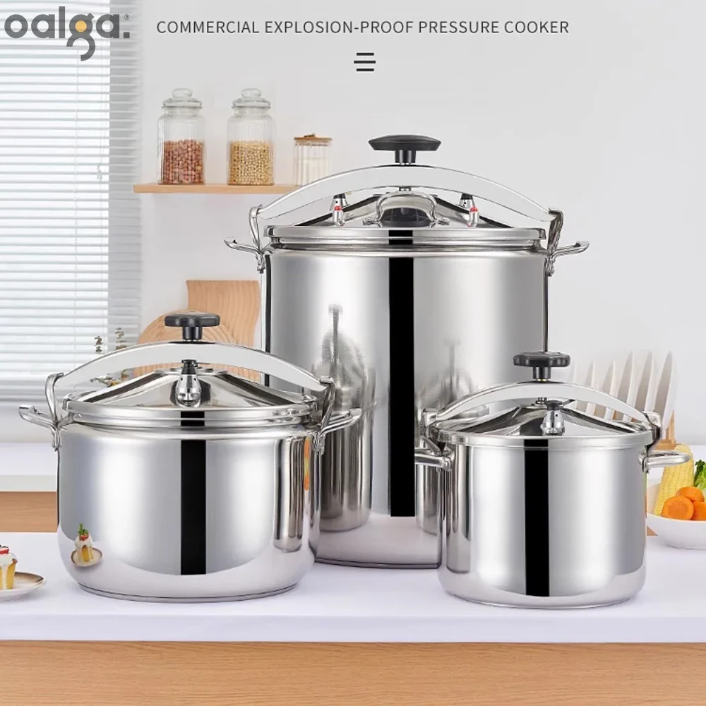 

Commercial Pressure Cooker Large Capacity Stainless Steel Pressure Cooker Cooking Pot Pressure Canner 압력밥솥 Autoclave قدر ضغط